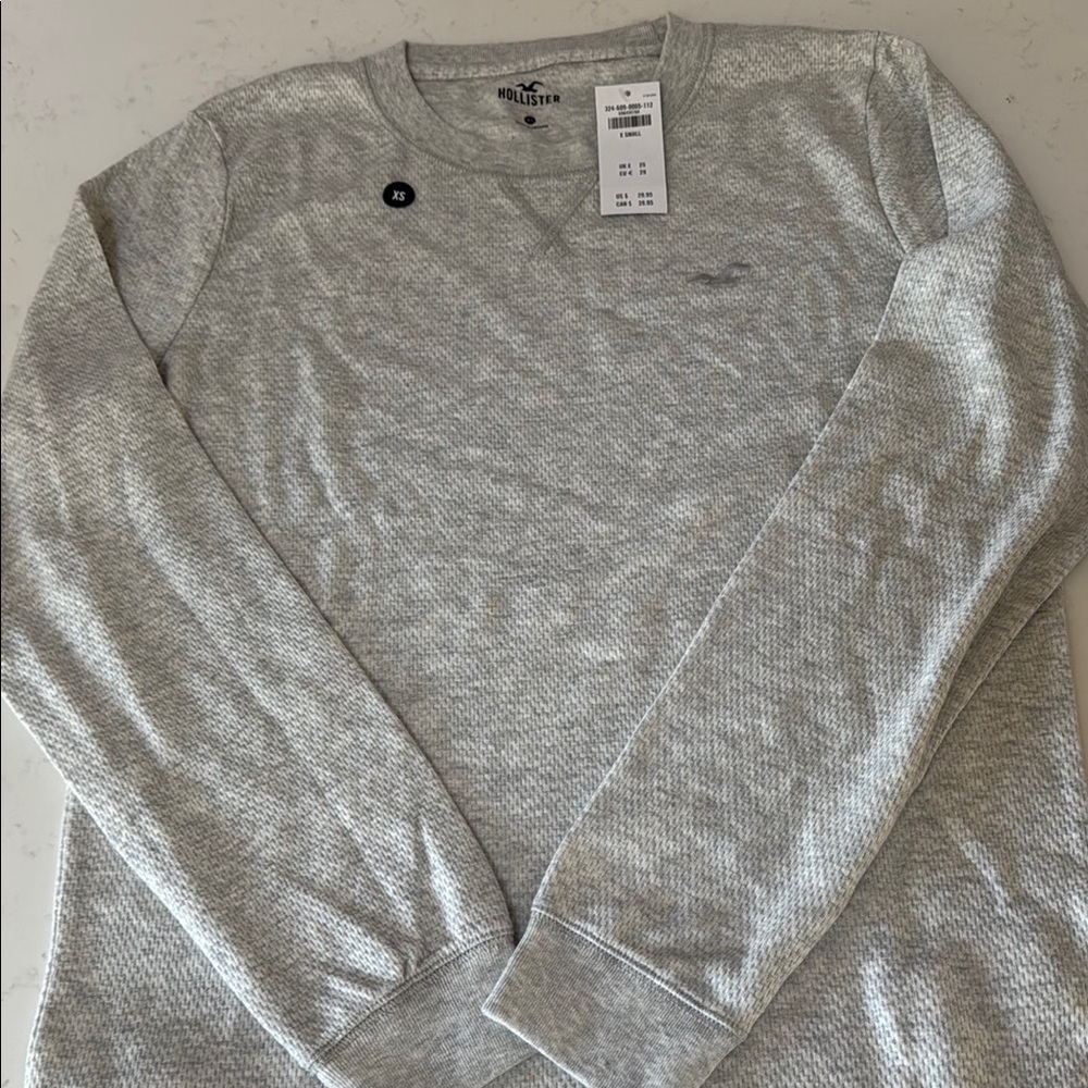 Hollister Light Gray Men's Sweatshirt